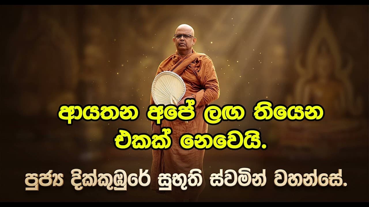 ආයතන අපේ ලඟ තියෙන එකක් නෙවෙයි